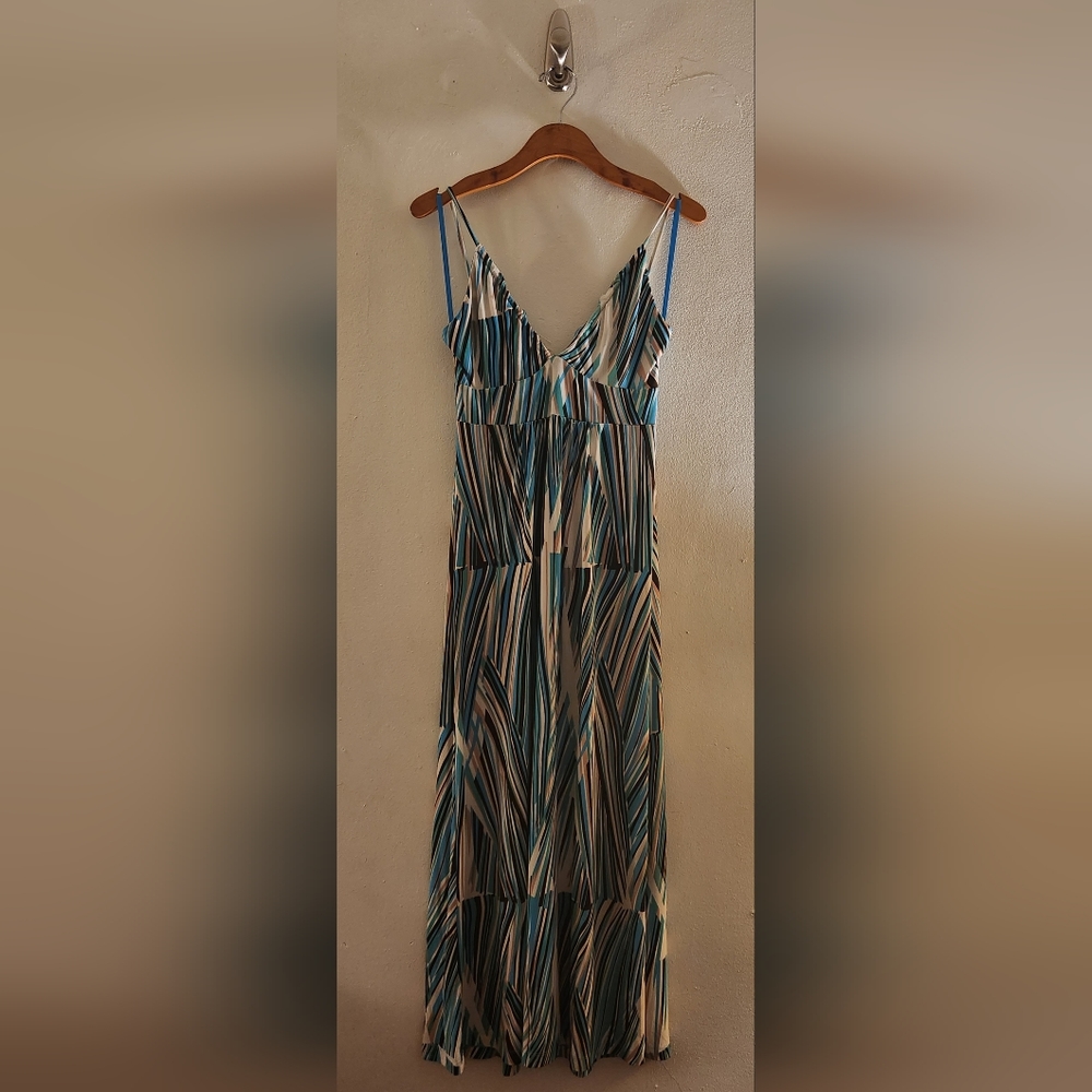 Vintage BCBG Paris Maxi Print Dress
